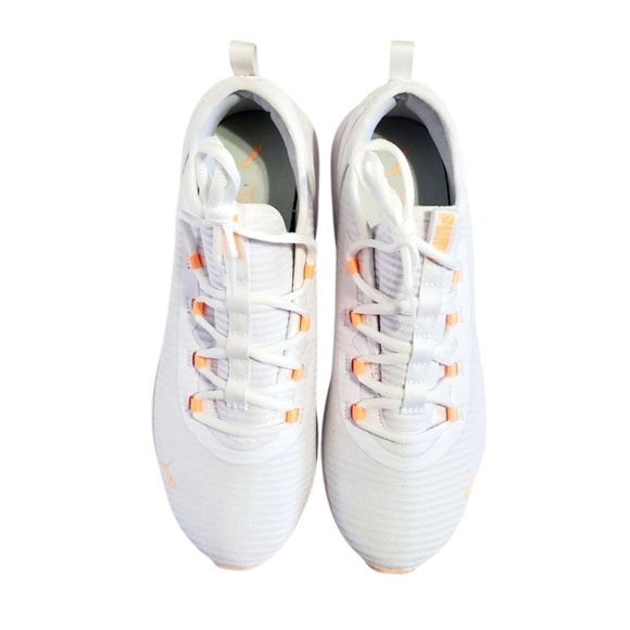 PUMA Softride Finesse Sport Sneakers White Fizzy Melon Size 10 - Picture 3 of 16